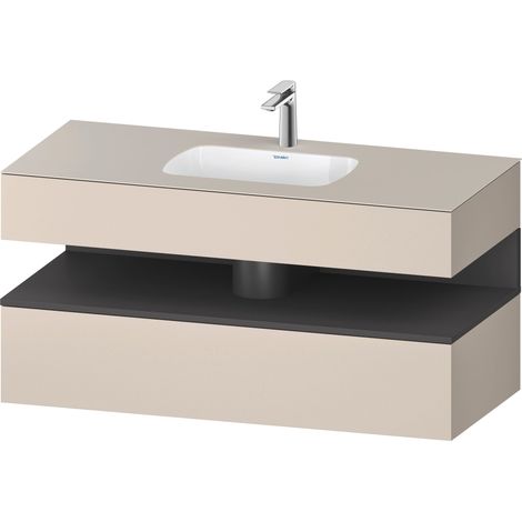 Duravit Collection One lavabo à encastrer avec meuble sous-vasque (1/2)