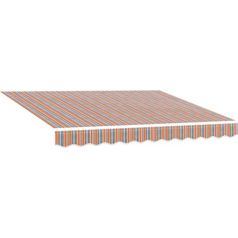 Maison Exclusive - Tessuto di Ricambio per Tenda da Sole Multicolore 350x250 cm (1/5)