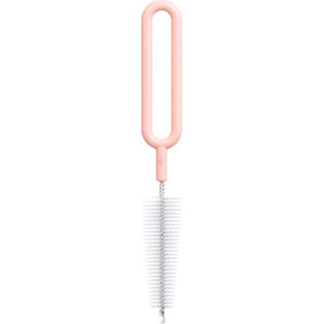 Brosse Tétine Acier Inoxydable Type 2 Rotation 360° Nylon Doux Trou Suspension Universel Nettoyage Biberon (1/5)