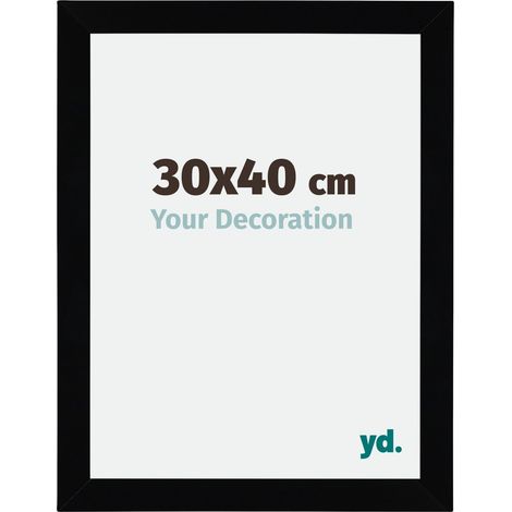 Cadre Puzzle 30x40 cm - Noir Brillant - MDF - Mura. (1/5)