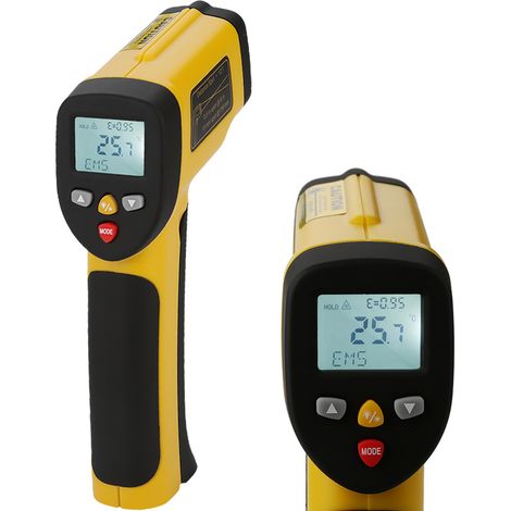 Handliches digitales industrielles Infrarot-Thermometer (IR-Laser-Temperaturmessgerät) (1/5)
