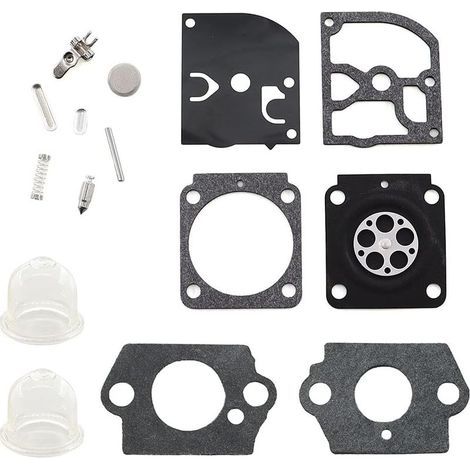 Lot de 2 Carburateur compatible avec motoculteurs Mantis 7222, 7222E, 722M, 7225, 7230, 7234, 7240, 7920 et 7924, remplace C1U K54A, pour moteur Honda GX25. (1/3)