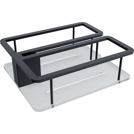 Nimco - Mensola, lunghezza 25 cm, nero opaco 3091-DJ-B-90 (1/3)