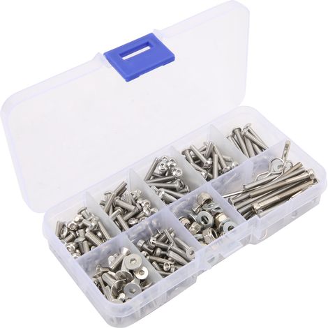 Kit de vis universel pour voitures radiocommandées Traxxas Slash 2WD à l'échelle 1:10 : vis durables en acier inoxydable. (1/5)