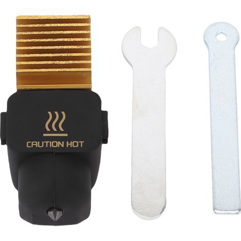 Kit d'extrémité chaude en laiton haute vitesse adapté à la mini tête d'extrusion d'imprimante 3D Bambu Lab A1 avec buse en acier trempé, pièces de chaussettes en silicone, accessoires 0,2 mm (1/5)