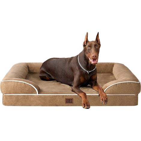 Panier pour Chien Taille XXL, Orthopédique et Lavable, 122x89x20cm (1/5)