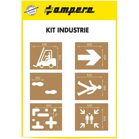 A.M.P.E.R.E. Schablonenset Schablonen KIT Industrie (1/5)
