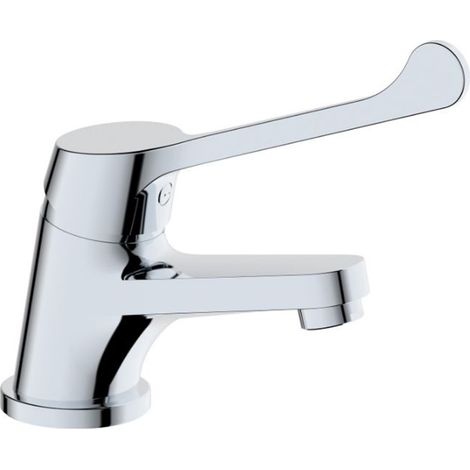 Miscelatore Lavabo leva clinica con scarico Norton cromato - Timeless  Tecom