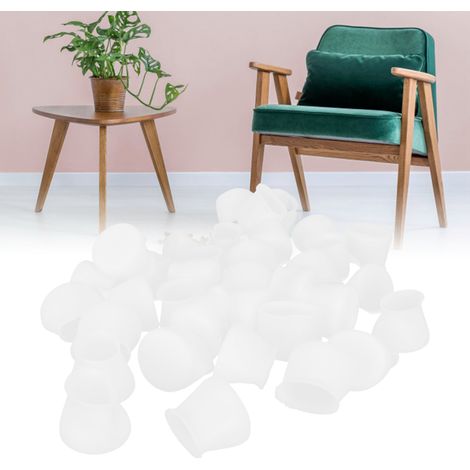 Lot de 36 protections pour meubles, embouts de pieds de chaise en silicone anti-rayures, protections de sol (1/5)