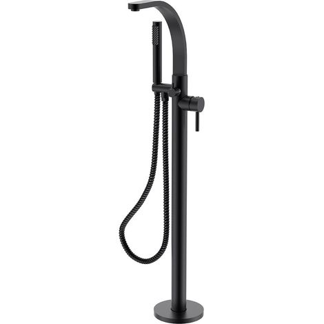 Robinet de baignoire sur pied noir Decco III Besco (1/4)