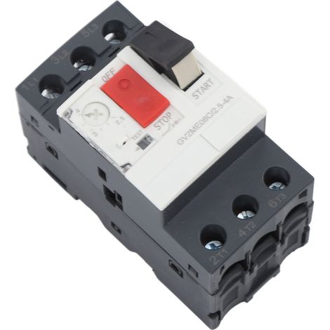 Disjoncteur de protection contre les surcharges et les courts-circuits pour moteur, interrupteur de protection de démarreur de moteur AC690V GV2 ME08C 2,5‑4A (1/5)
