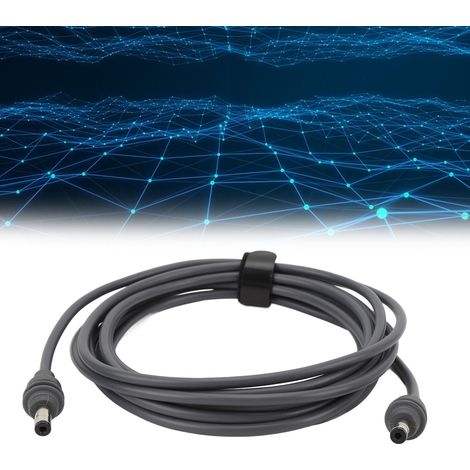 Câble DC pour satellite 20AWG IP68 étanche - Extension d'alimentation pour utilisation intérieure/extérieure - 2 mètres/6.56ft - PVC et cuivre pur (1/5)