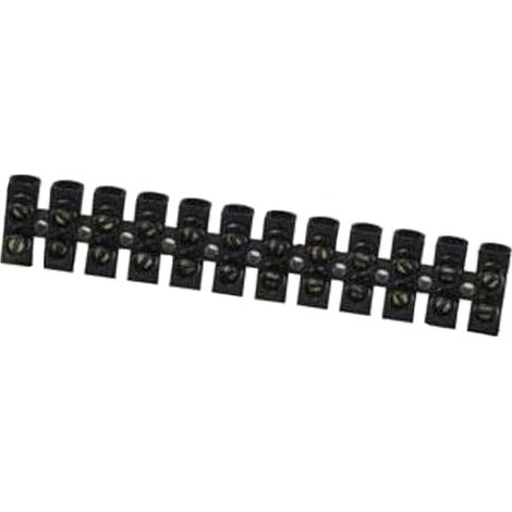 BATILEC Barrette connexion 16 mm² 12 plots – Noir (1/2)