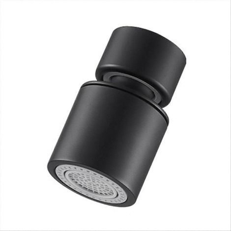 Drehbarer Küchenhahn mit Wasserstrahl, schwarz, A (1/5)