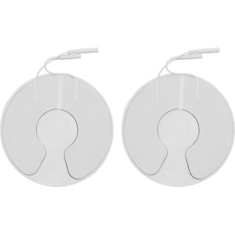 2 électrodes mammaires pour appareil de massage TENS, 11 cm - Lot de 2 pièces (1/5)