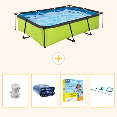 Exit-toys Piscine Exit Rectangulaire - 300x200x65 cm - 5-pièces SCB14 (1/5)