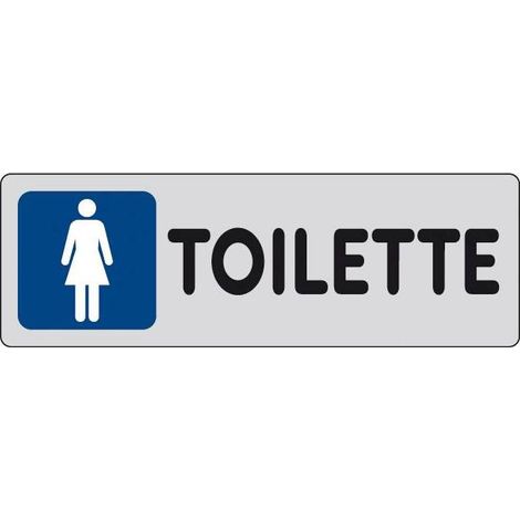 ETICHETTA ADESIVA 150X50 TOILETTE (F). Prezzo per 1 pezzo.