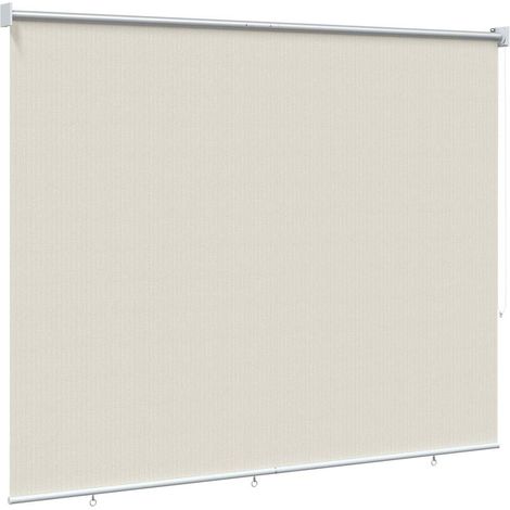 Tenda a rullo Tenda avvolgibile per Esterni 185(L)x140(A) cm Crema (1/3)