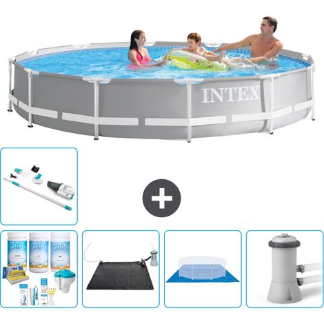 Intex Piscine Prism Frame Ronde - 366x76 cm - 6-pièces S21045 (1/5)