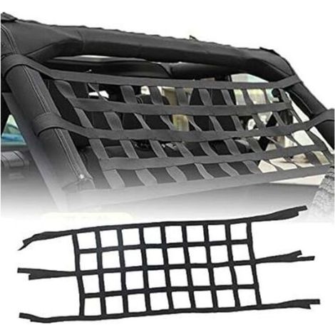 Dessus de Toit en Oxford pour Jeep Wrangler YJ TJ JK JL avec Filet Élastique, Confortable et Durable (1/4)