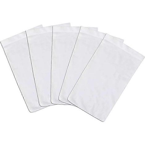 Sac filtrant blanc pour écumoire de piscine, destiné à recueillir les débris de piscine. (1/5)