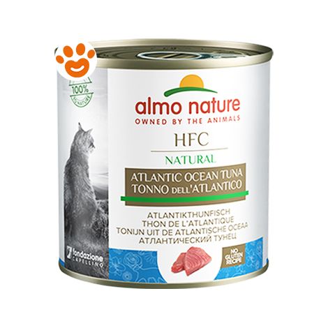 Almo Nature Cat HFC Nature Tonno dell'Atlantico - Almo Nature Cat HFC Nature Tonno dell'Atlantico - Lattina Da 280 Gr