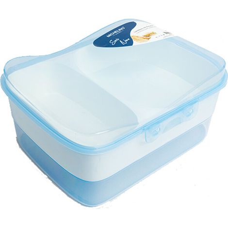 MICHELINO Lunchbox mit Einteiler Brotdose mit Fächern Spülmaschinengeeignet Rosa