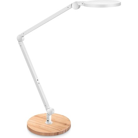 Moderne Schreibtischlampe Weiß mit Touchdimmer