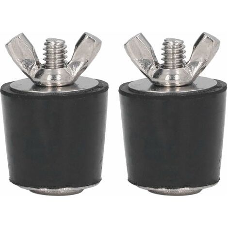 Bouchons en Caoutchouc pour piscines, 2 pièces Bouchons en Caoutchouc pour Piscine hivernage Bouchon Conique Accessoires de Piscine 25mm (1/5)