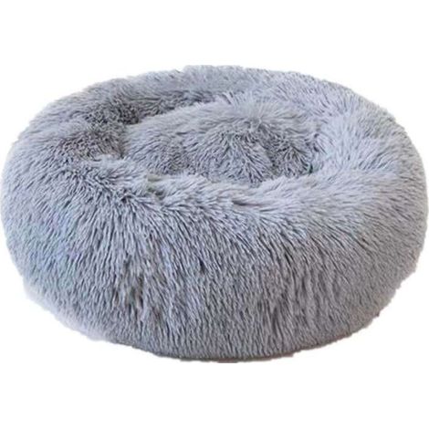 Chenil pour chien, chenil pour chat, chenil pour animaux de compagnie, chenil en peluche quatre saisons d'automne et d'hiver, chenil rond pour grands et petits chats (1/5)