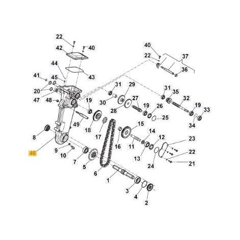 CARTER TRASMISSIONE ORIGINALE STIGA - 118802815/0