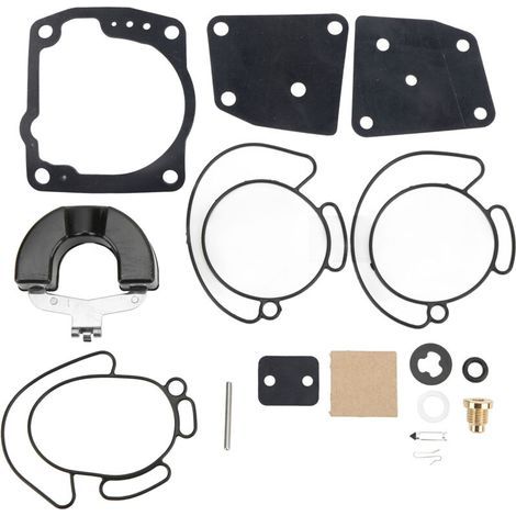JSSEVN - 16-piece carburetor repair kit 435442 for V4 V6 90HP outboard motors 1995-2002 (1/5)