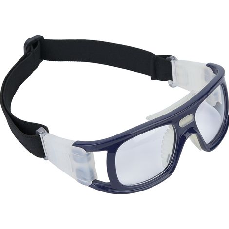 Lunettes de Sport Extérieur en Silicone pour le Basketball et le Football (Bleu) (1/5)