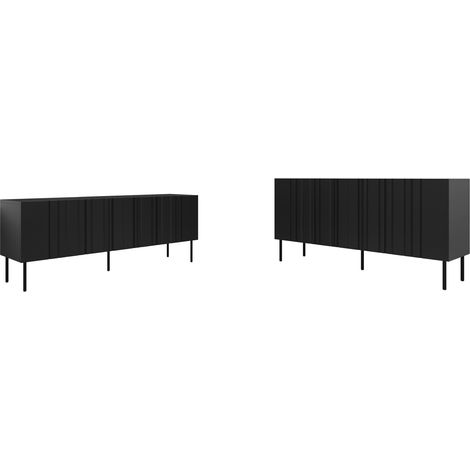Conjunto de salón Evavese 105, Negro