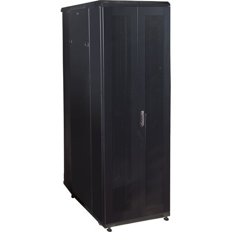 Armadi rack Link ARMADIO RACK 19" PER RETI 37U (A)1833, (L)600, (P)1000 COLORE NERO PORTA TRAFORATA DISASSEMBLATO