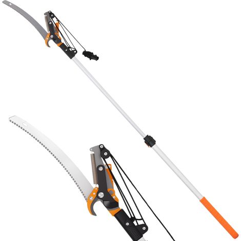 Teleskop-Astsäge, 135-199 cm, Klinge aus 65Mn-Stahl.