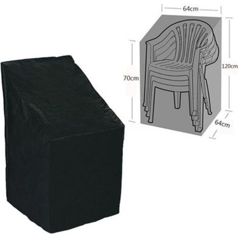 Housse protectrice pour fauteuils de Jardin en Polyester Oxford, Étanche Antipoussière, 64 x 64 x 120cm/70cm (1/4)