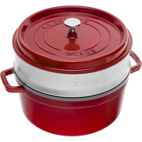 Staub Cocotte Ronde Fonte Cerise 26 cm 5,25 L (1/3)