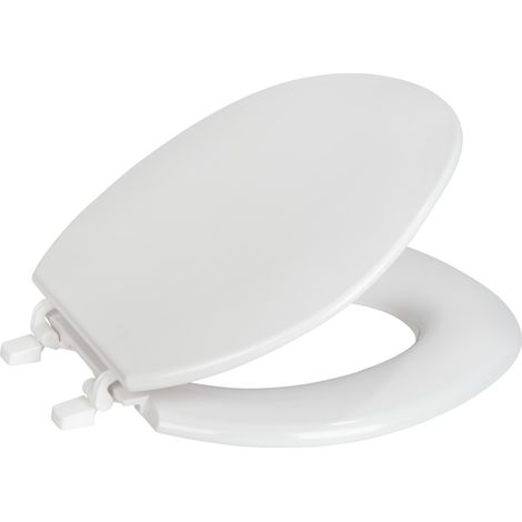 Wenko Copri Water Torino Xxl, Copri Water in Duroplast Infrangibile con Seduta Ampia Ed Ergonomica Fino a Massimo 300 Kg, per Tutti I Wc Pi� Comuni, 44 X 43,5 Cm, Bianco (1/5)