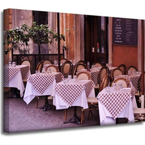 Leinwanddruck Restaurant Café 40x30 cm