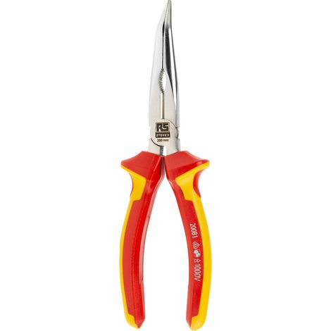 Pince à bec long RS PRO, L. (hors tout) 200 mm, L. (mâchoire) 72mm ( Prix pour 1 ) (1/4)