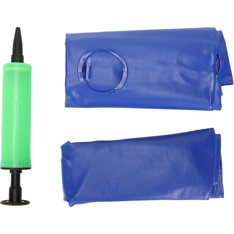 Coussin d'air pour fauteuil roulant - Anti-escarres, portable et respirant pour personnes âgées et patients alités - Bleu (1/5)