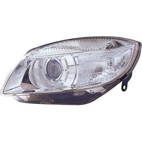 Phare avant gauche H7 avec loupe Skoda Fabia 2 phase 1 2007-2010