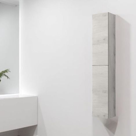 Colonna sospesa reversibile 30X22 a 2 ante Quercia Bianco (1/3)