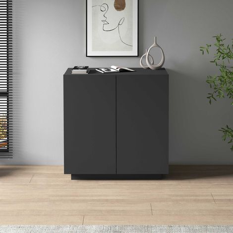 WHOUS Armadio multiuso Easy a 2 ante antracite opaco 79,20x38x86 cm