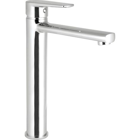 Miscelatore lavabo alto in ottone finitura cromo - Rober