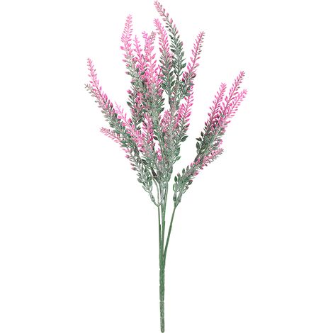 Bouquet de mariage artificiel 25 têtes lavande, décoration de fête et maison (rouge rose)