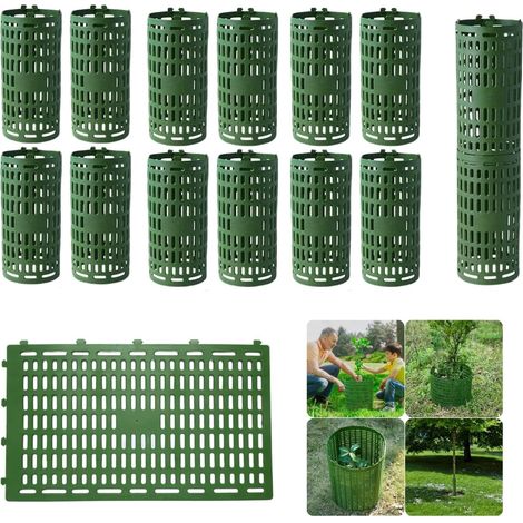 Protection pour tronc d'arbre, lot de 12 protections pour troncs avec liens torsadés, réglables pour divers arbres ou plantes, prévention des dommages à l'écorce (1/5)