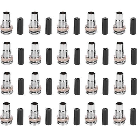 Lot de 20 supports de LED à montage sur cadre, en laiton, pour diodes électroluminescentes, base plate en métal, usage industriel, 3 mm (1/5)