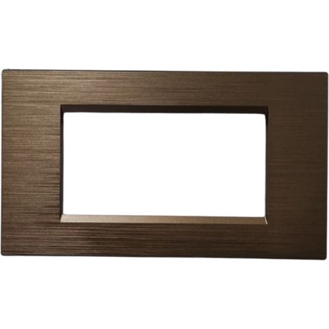 Placca Tecnopolimero Spazzolato M5004SL-14 Joy 4P - TOT